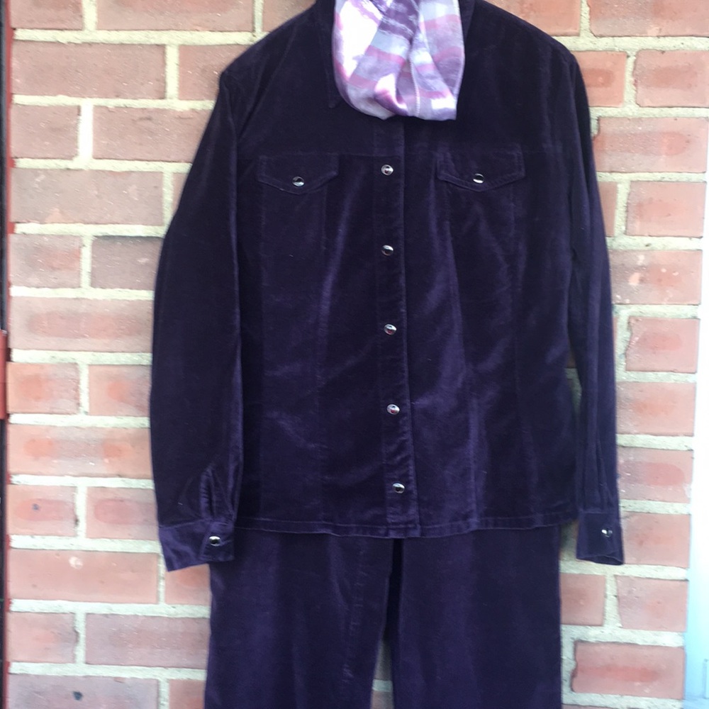 Express Three Piece Jacket/Pants/Skirt Set